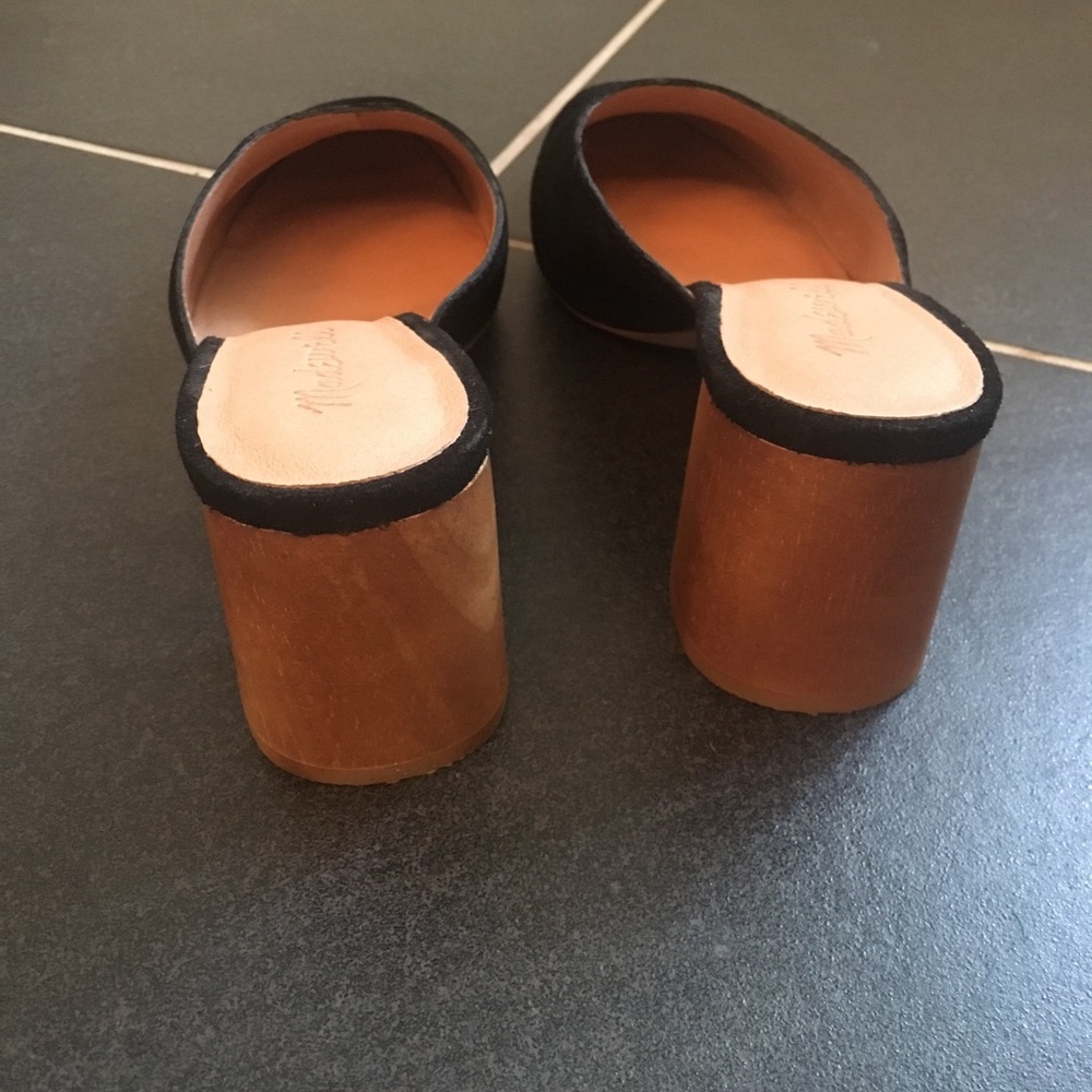 Madewell Tabitha Mule 7.5 NEW Black Suede - Picture 3 of 5